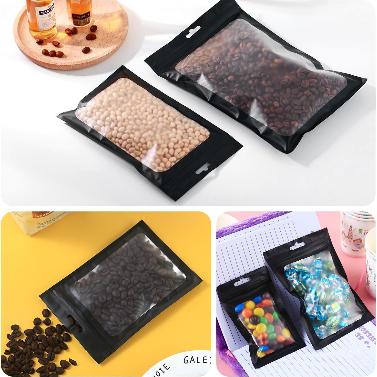 350 Bolsas Mylar Reutilizables 10x15 cm con Cierre Ziplock