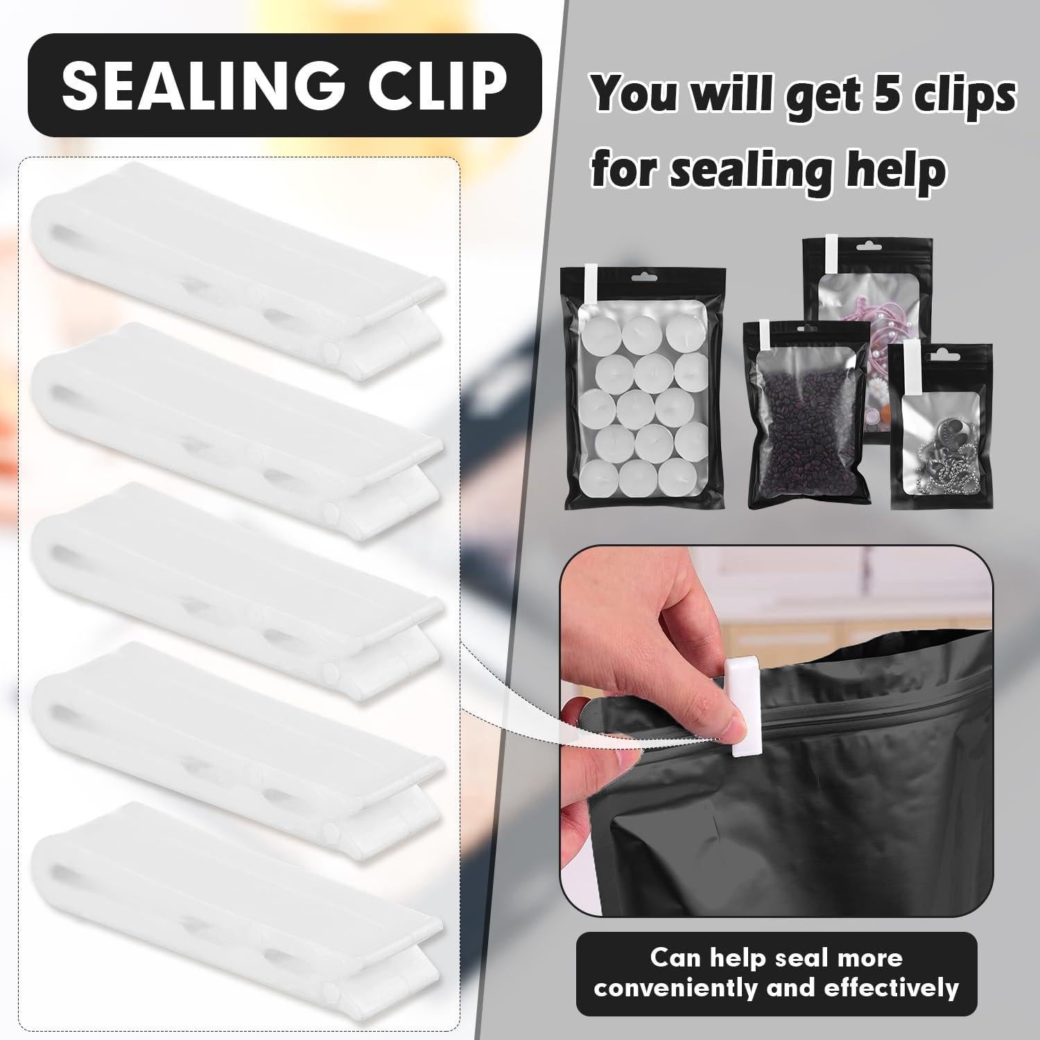 350 Bolsas Mylar Reutilizables 10x15 cm con Cierre Ziplock