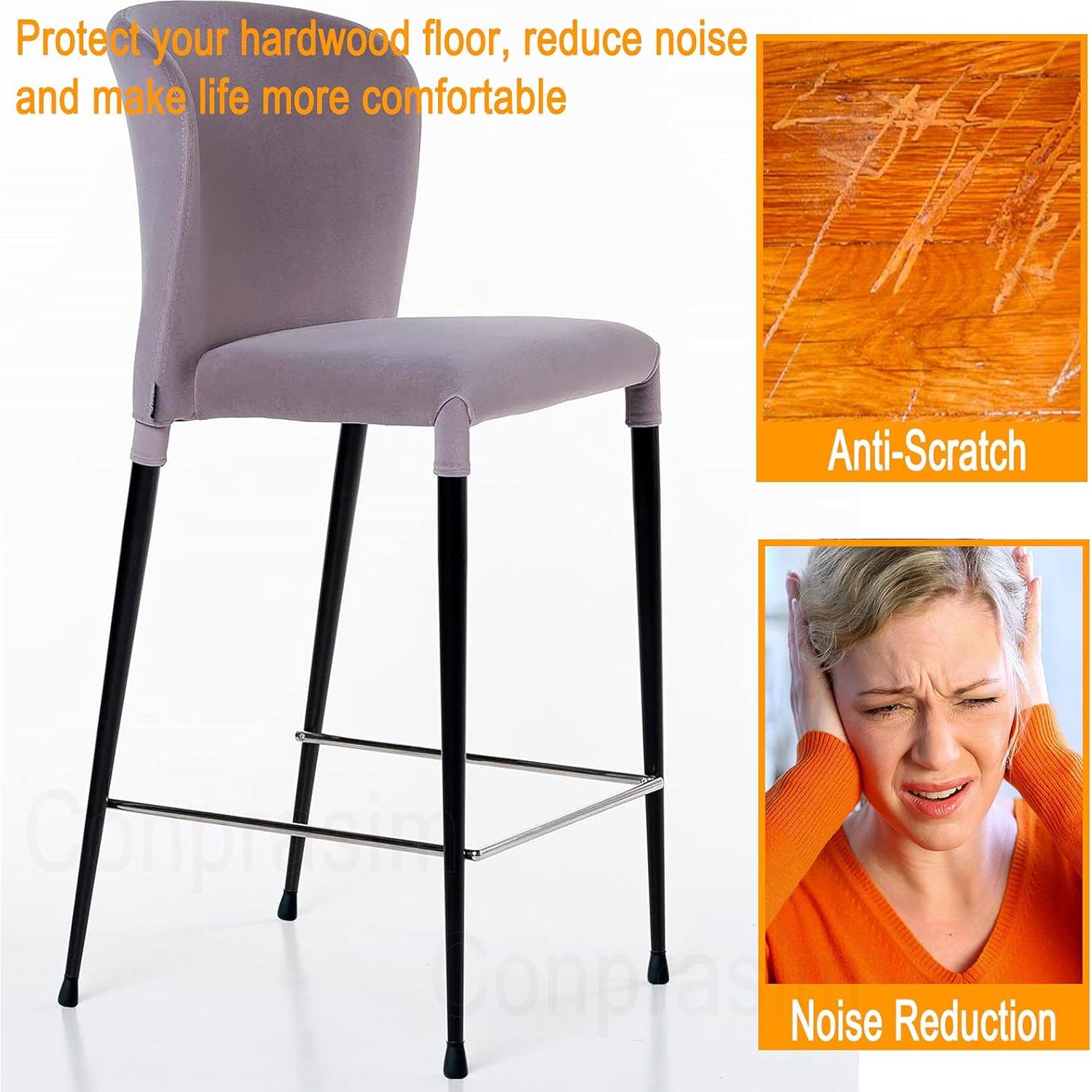 Protectores de Piso de Silicona Conprasim 24 Piezas Antideslizantes