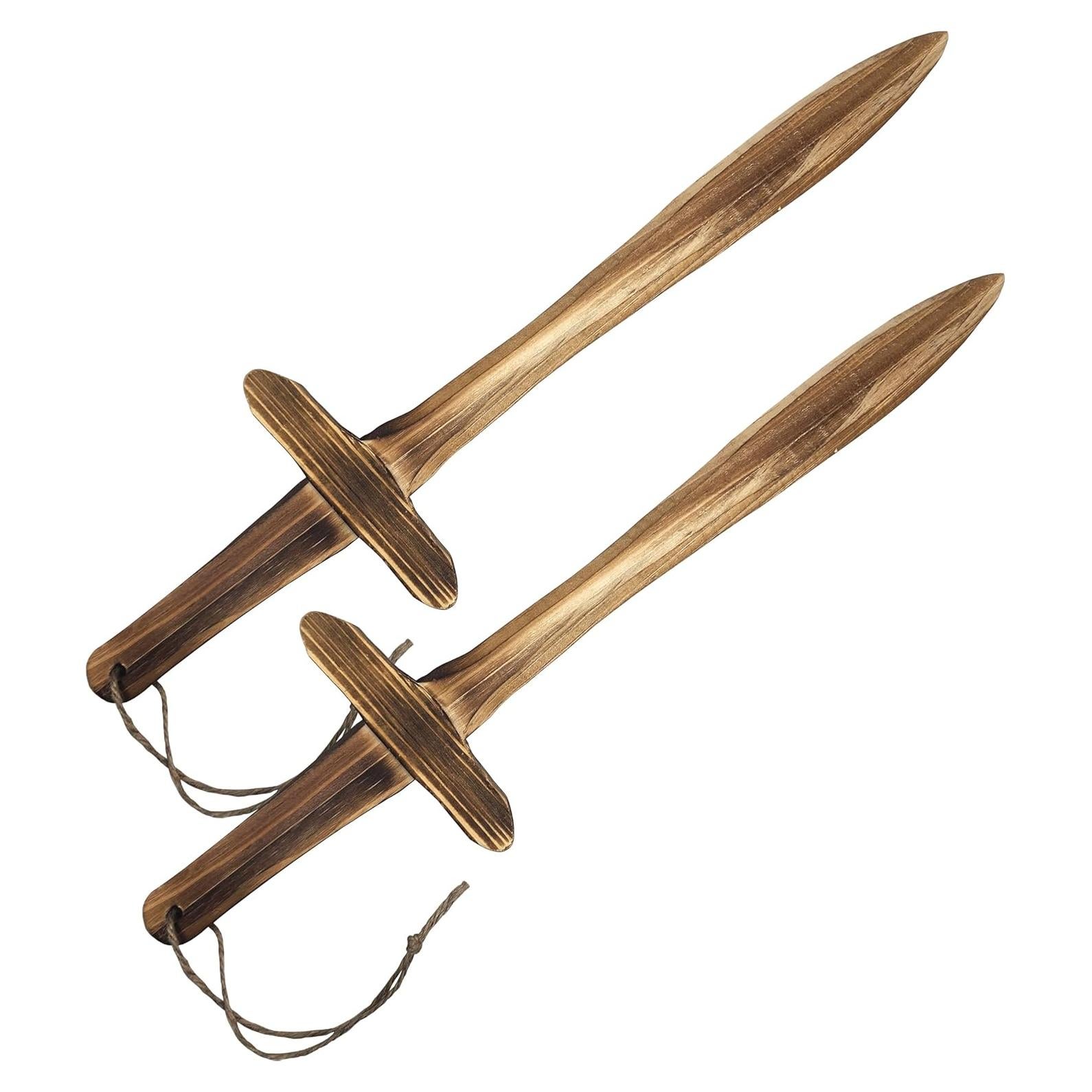 Espada de Juguete de Madera para Niños - Paquete de 2