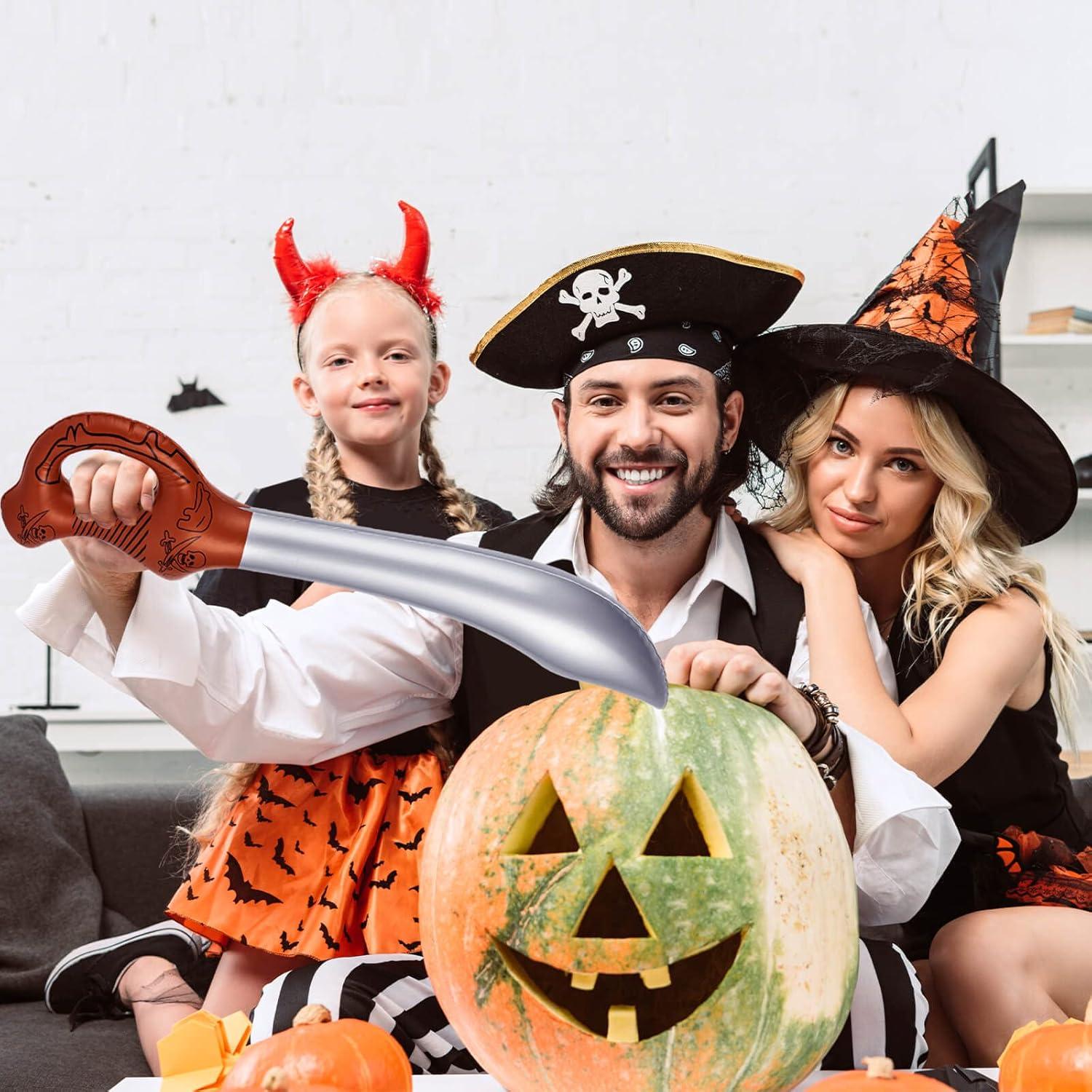 35 Espadas Pirata Inflables ZAUGONTW para Fiesta de Halloween