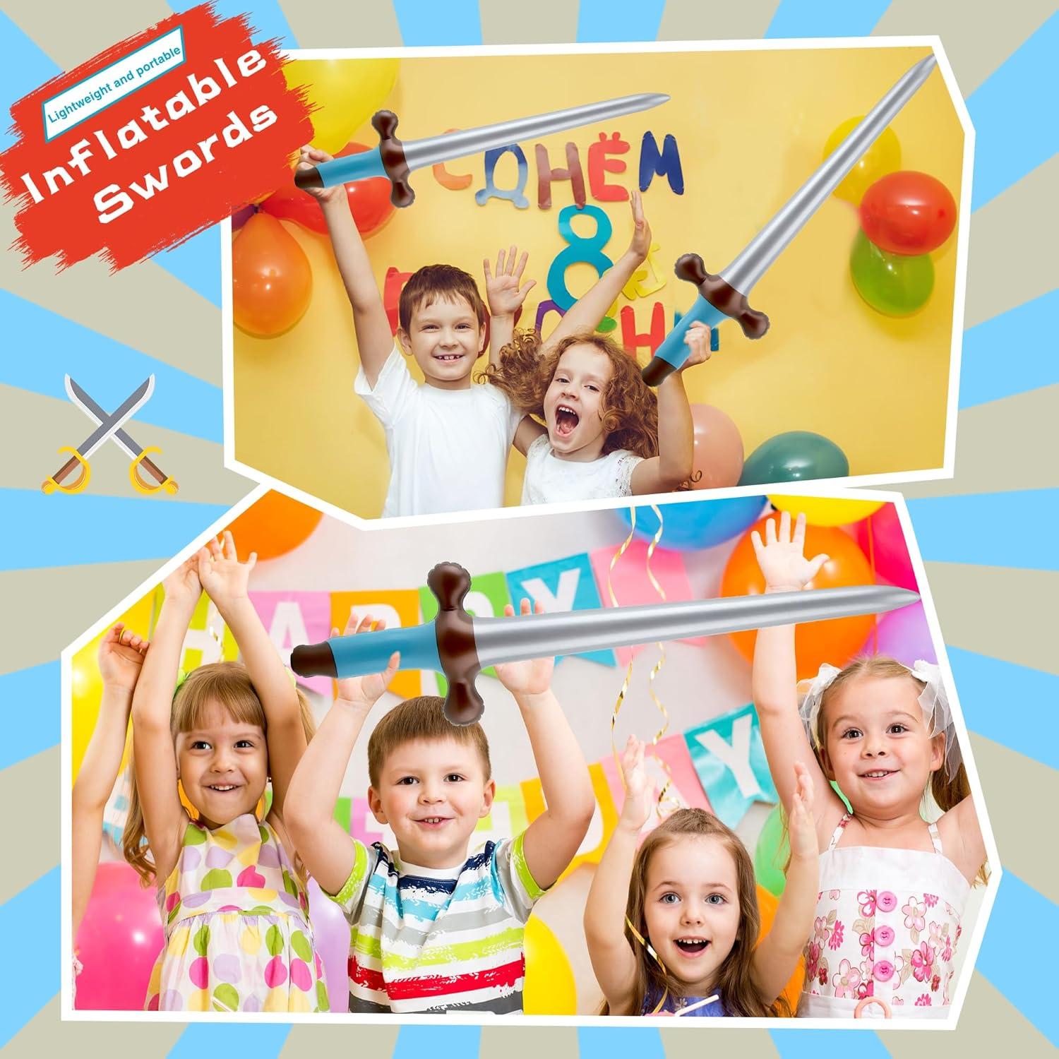 Paquete de 30 Espadas Inflables 60 cm Fahacop para Fiestas