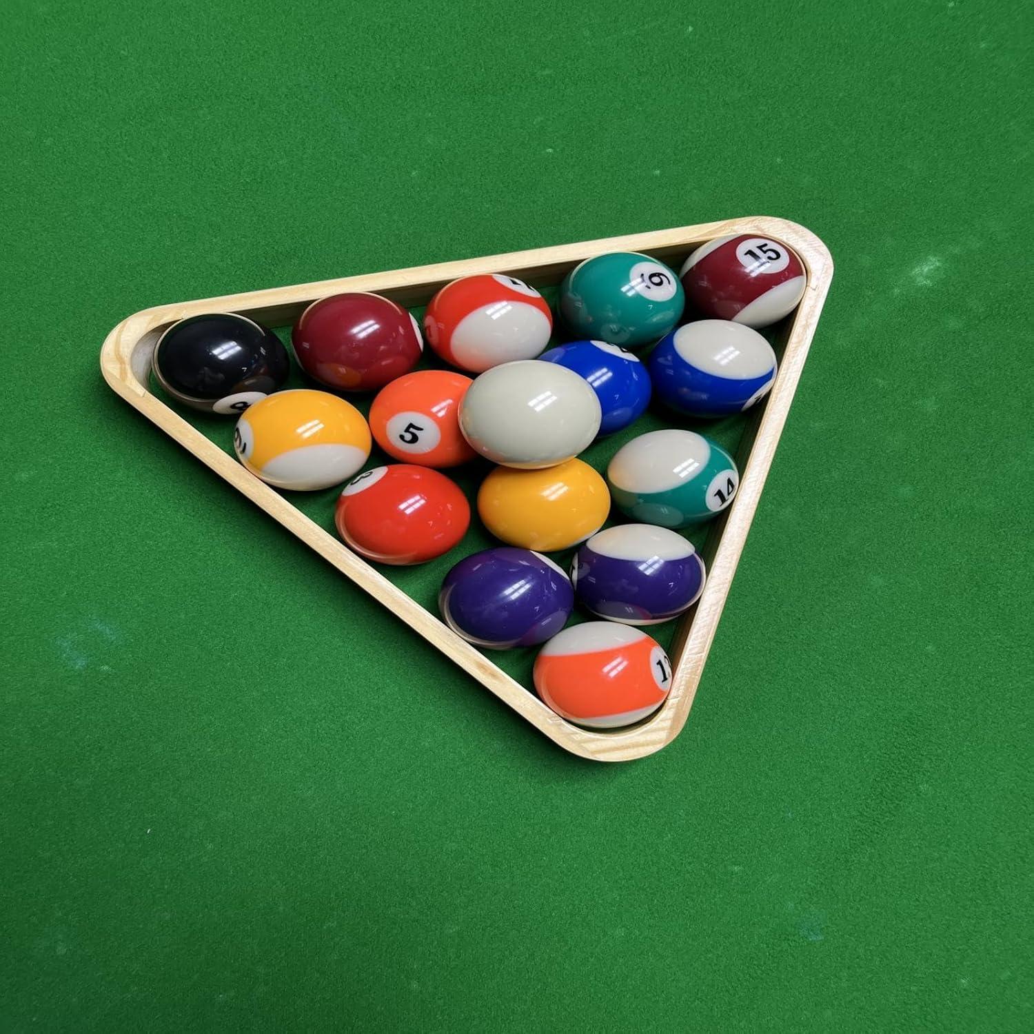 Juego de 16 bolas de billar HMQQ 2-1/4" resina profesional