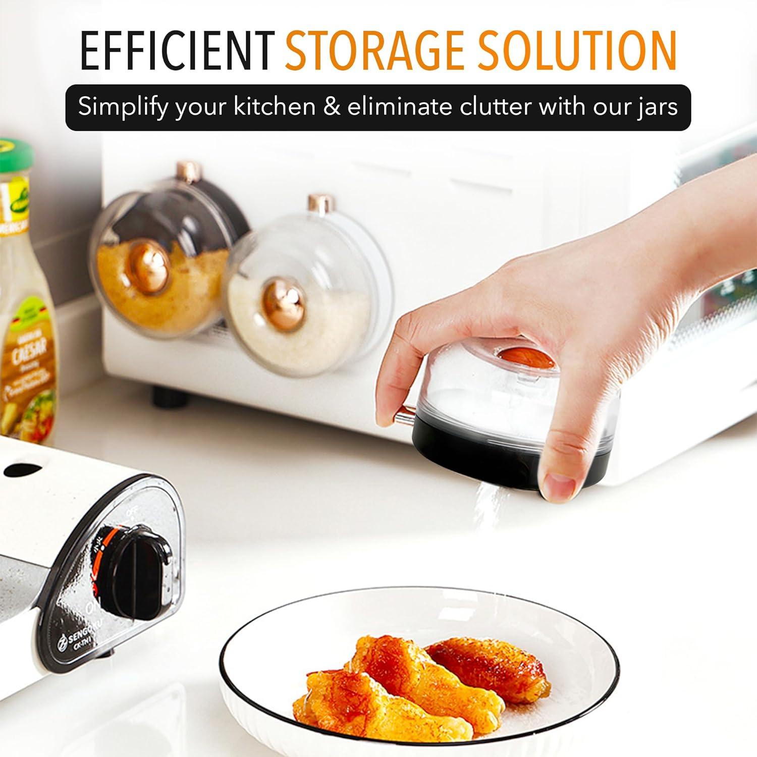 Set de 12 Tarros de Especias Magnéticos TMNovo 113.4 g