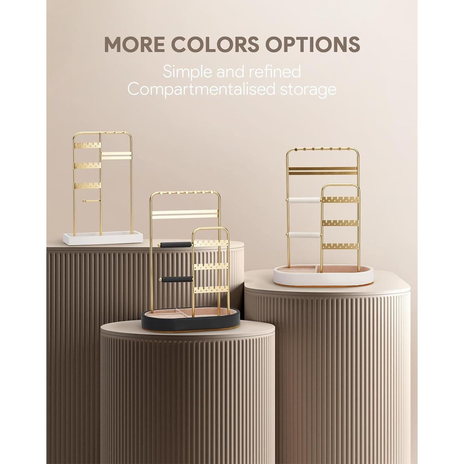 Organizador de Joyería ChuStory Dorado con Terciopelo 31.5 cm