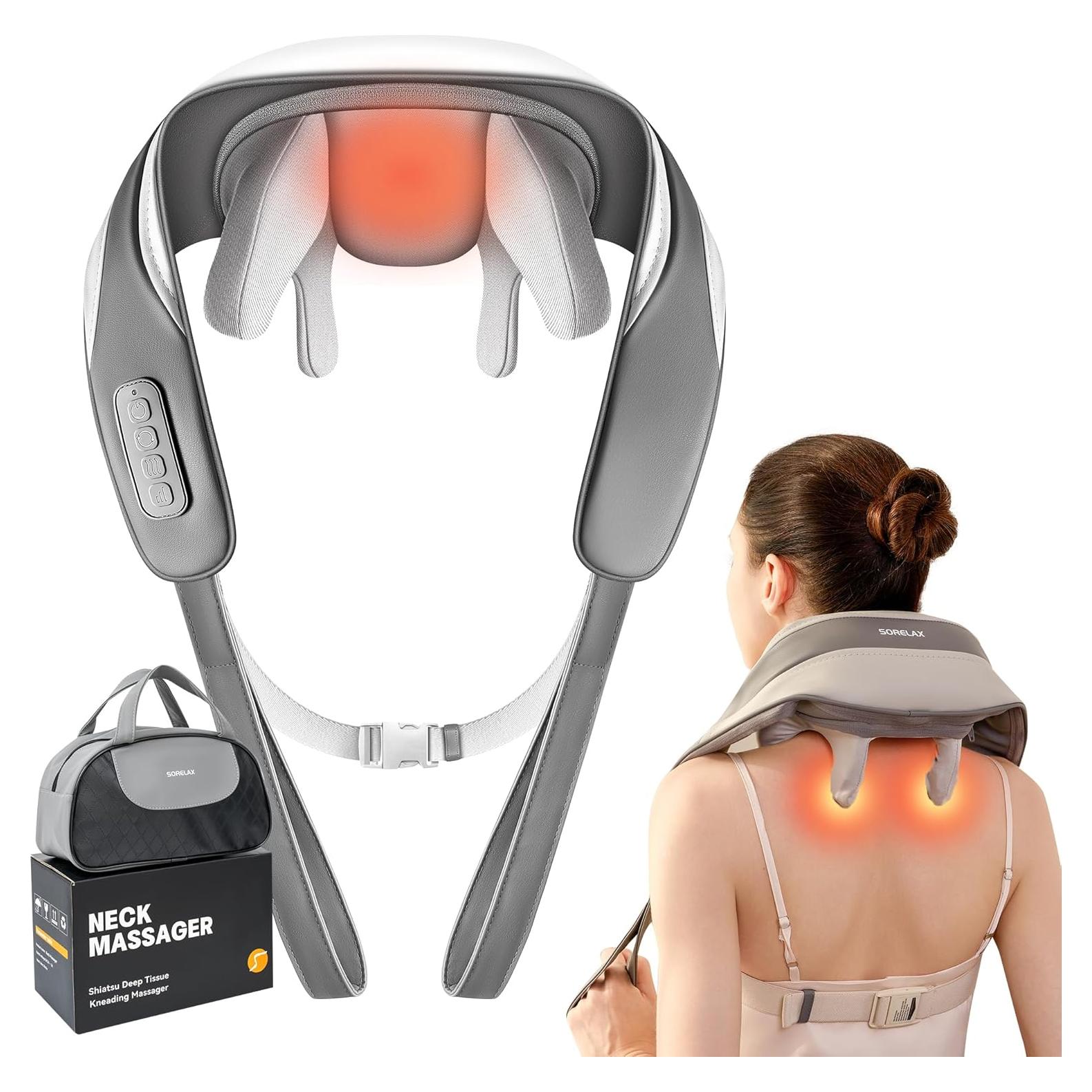 Masajeador de Cuello SORELAX Shiatsu con Calor 139.7cm