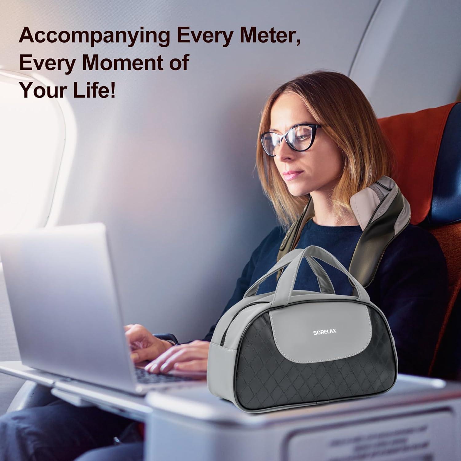 Masajeador de Cuello SORELAX Shiatsu con Calor 139.7cm