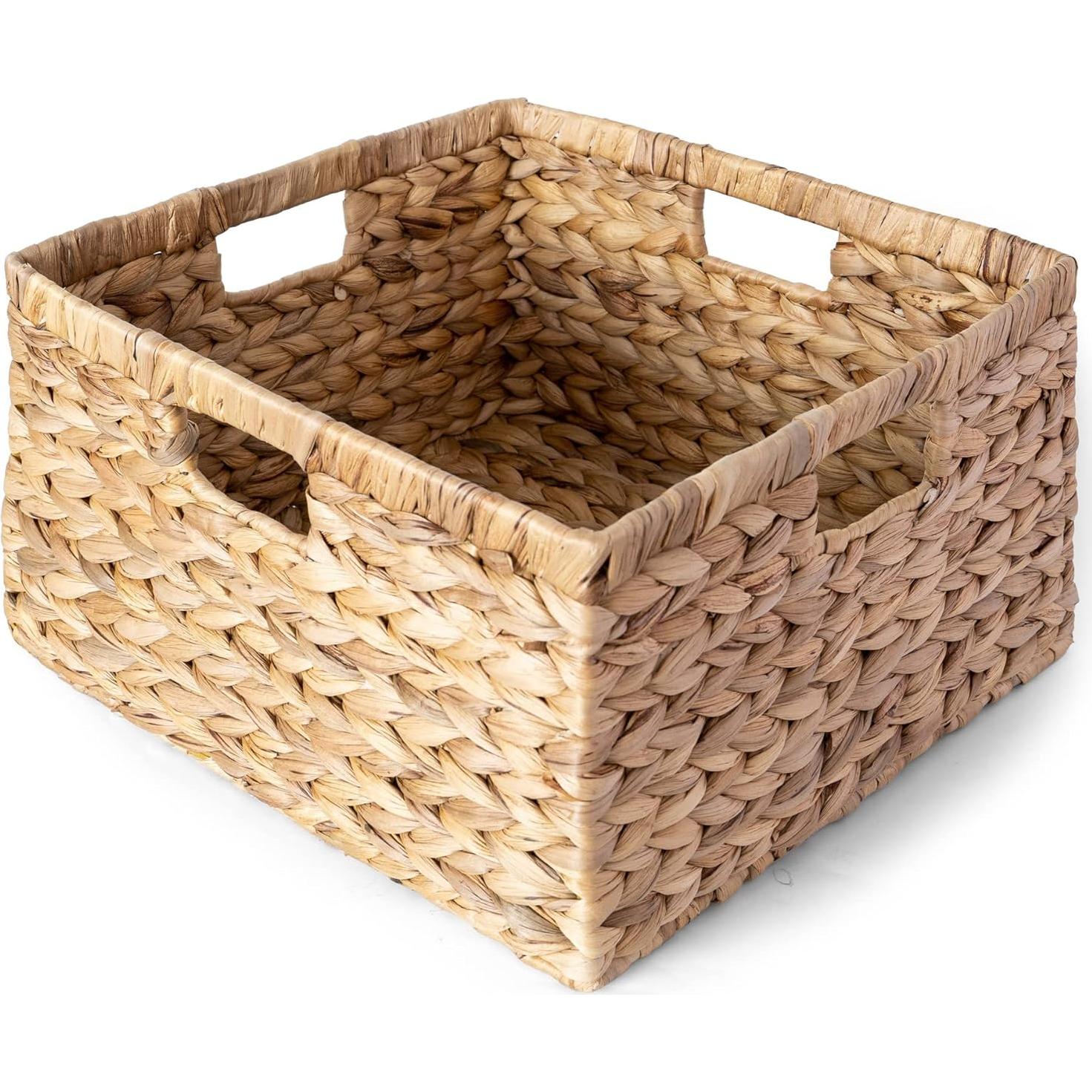 Cestas de Almacenamiento Tejidas BARIEN - Juego de 3 - Natural