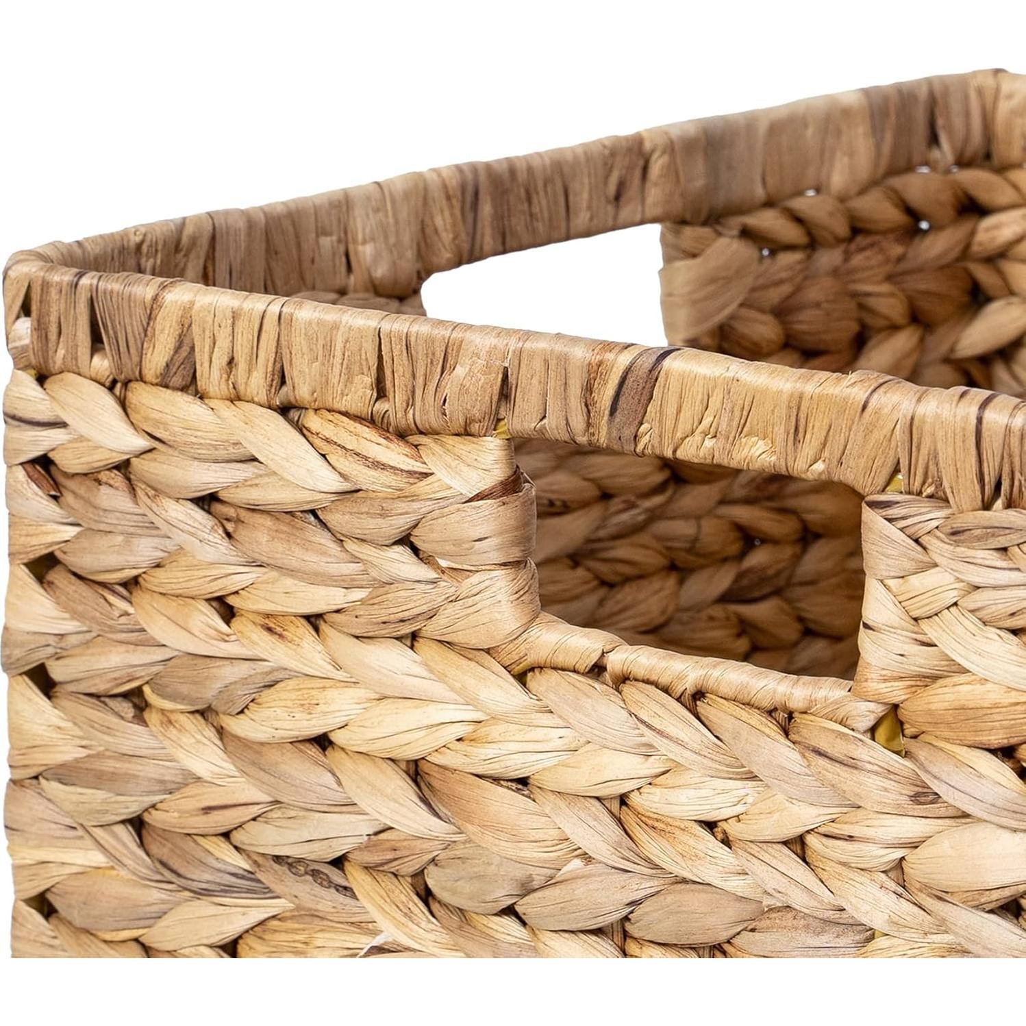 Cestas de Almacenamiento Tejidas BARIEN - Juego de 3 - Natural