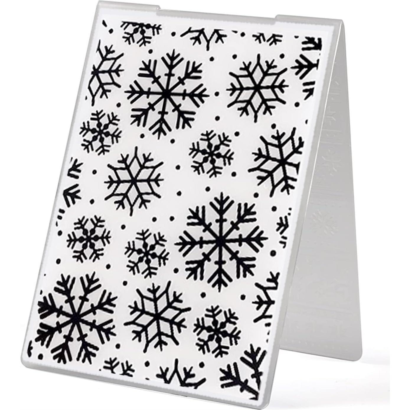 Carpetas de Embossing de Plástico Navidad 6 Piezas WOOPSOO