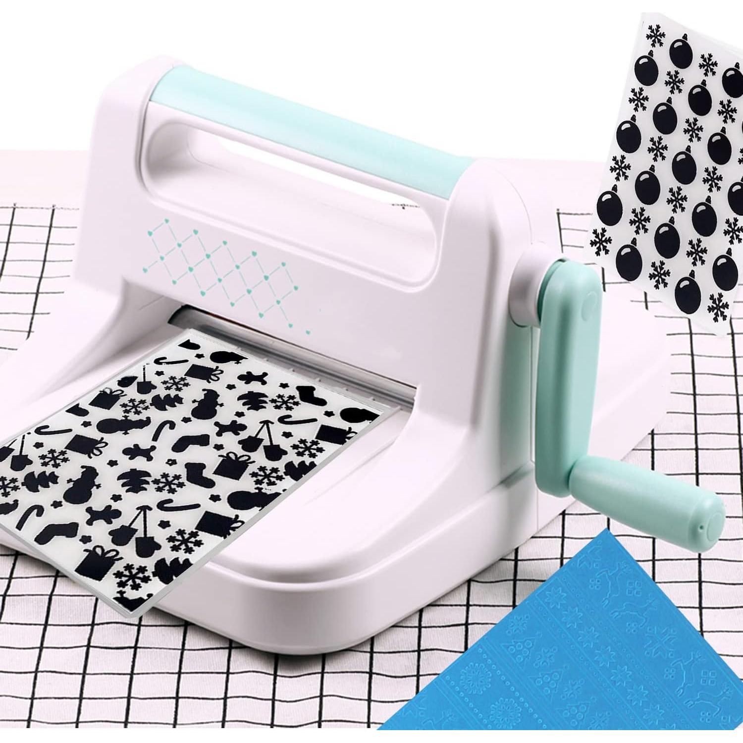 Carpetas de Embossing de Plástico Navidad 6 Piezas WOOPSOO