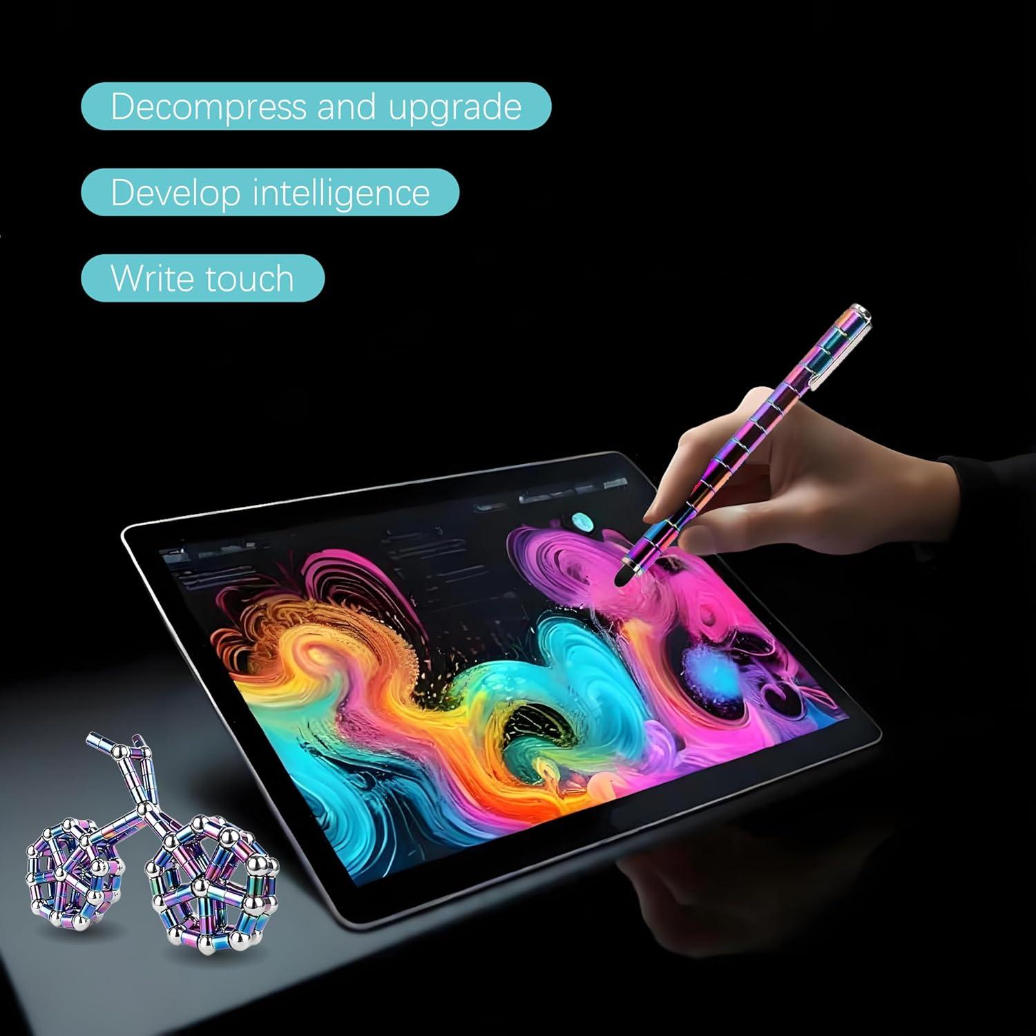 Bolígrafo Magnético Antiestrés 1666 Azul Multifuncional