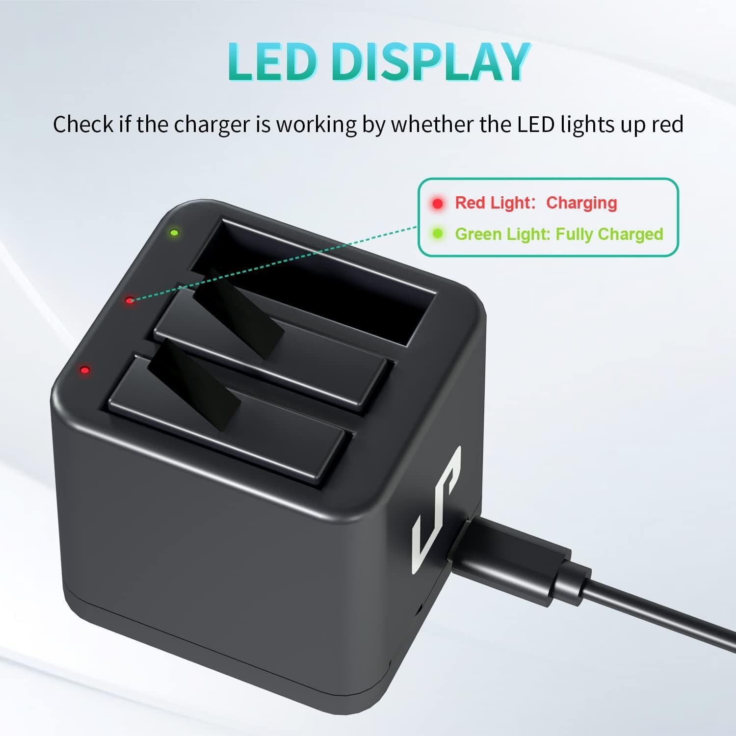 Paquete de Cargador y Baterías LP para Insta360 ONE X - 3 Piezas