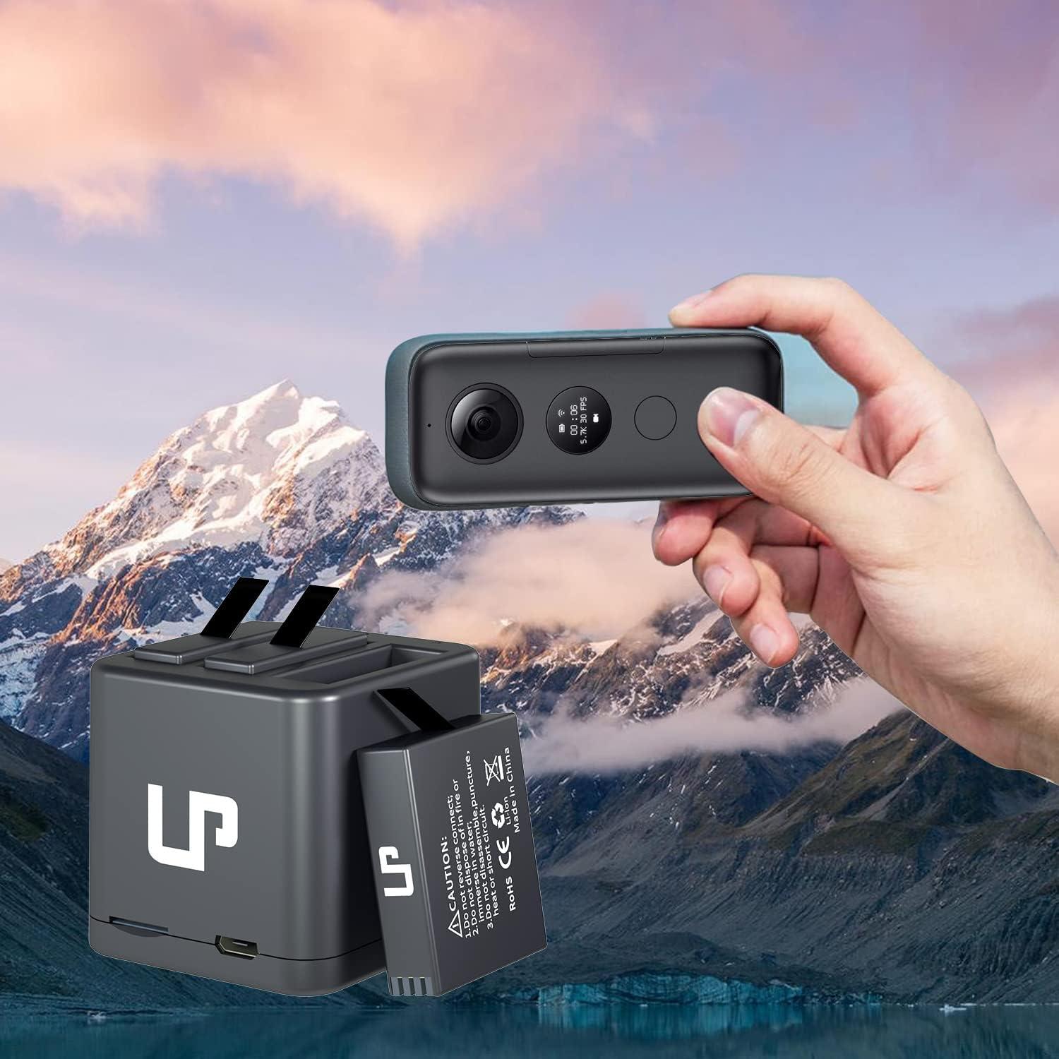 Paquete de Cargador y Baterías LP para Insta360 ONE X - 3 Piezas