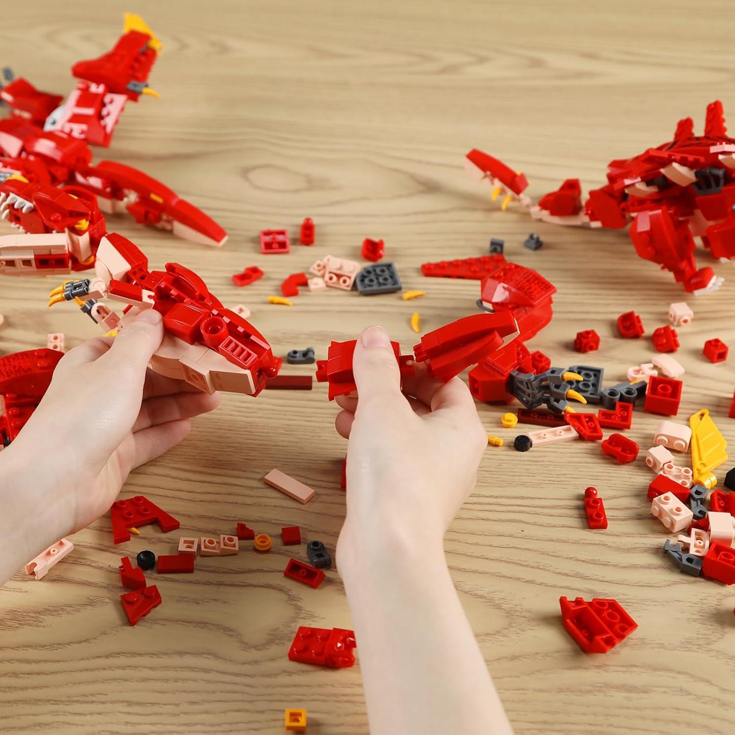 Kits de Construcción Dinosaurios STEM 3 en 1 287 Piezas