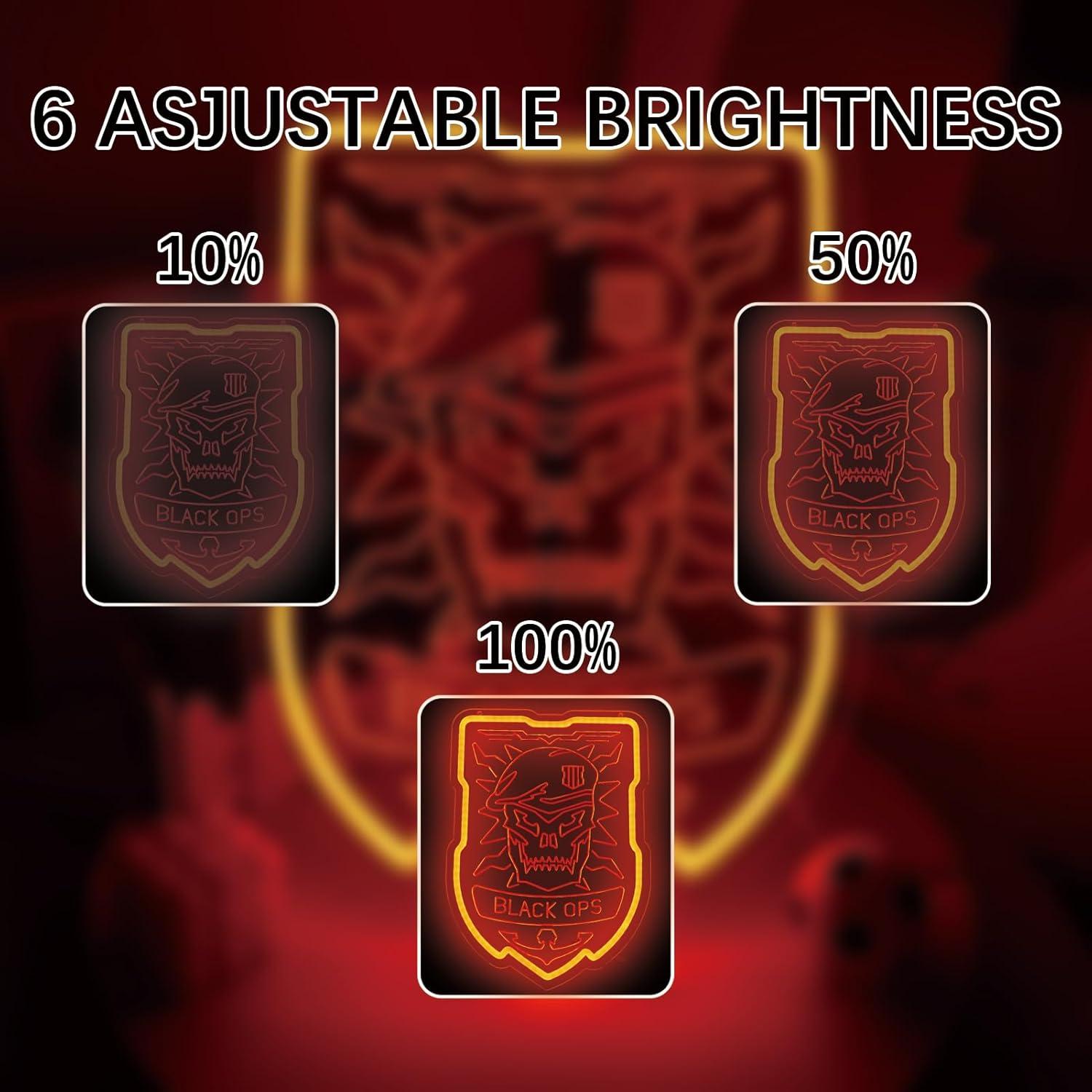 Señal Neón LED Llamada Duty lmprintNook 28x38 cm Rojo