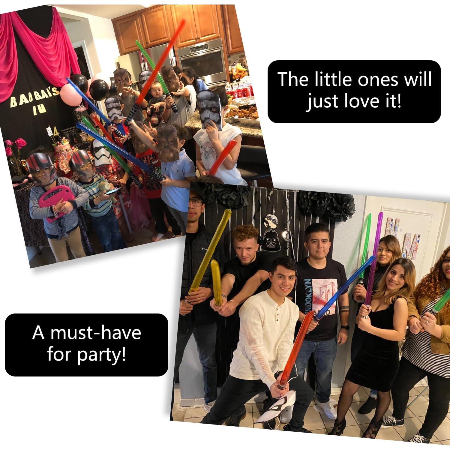 Sables de Luz Inflables EVERMARKET 2 Piezas 78,74 cm