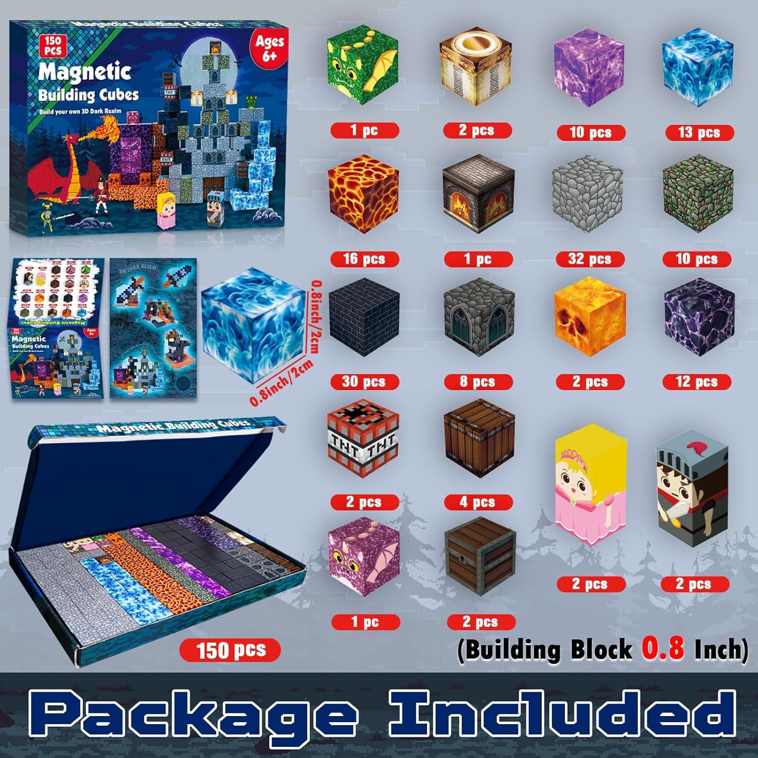 Bloques de Construcción Magnéticos Goody King 150 PCS