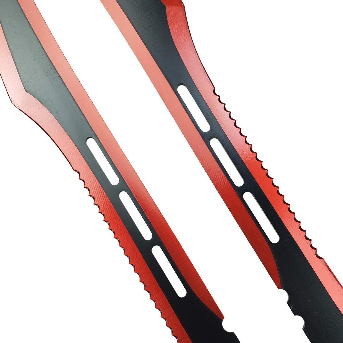 Machete Táctico Twin 68.58 cm Tactical Master Rojo
