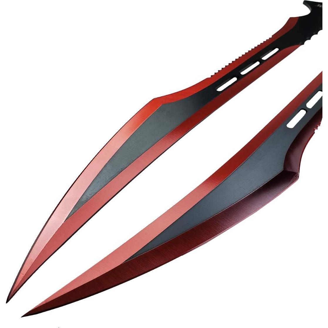 Machete Táctico Twin 68.58 cm Tactical Master Rojo