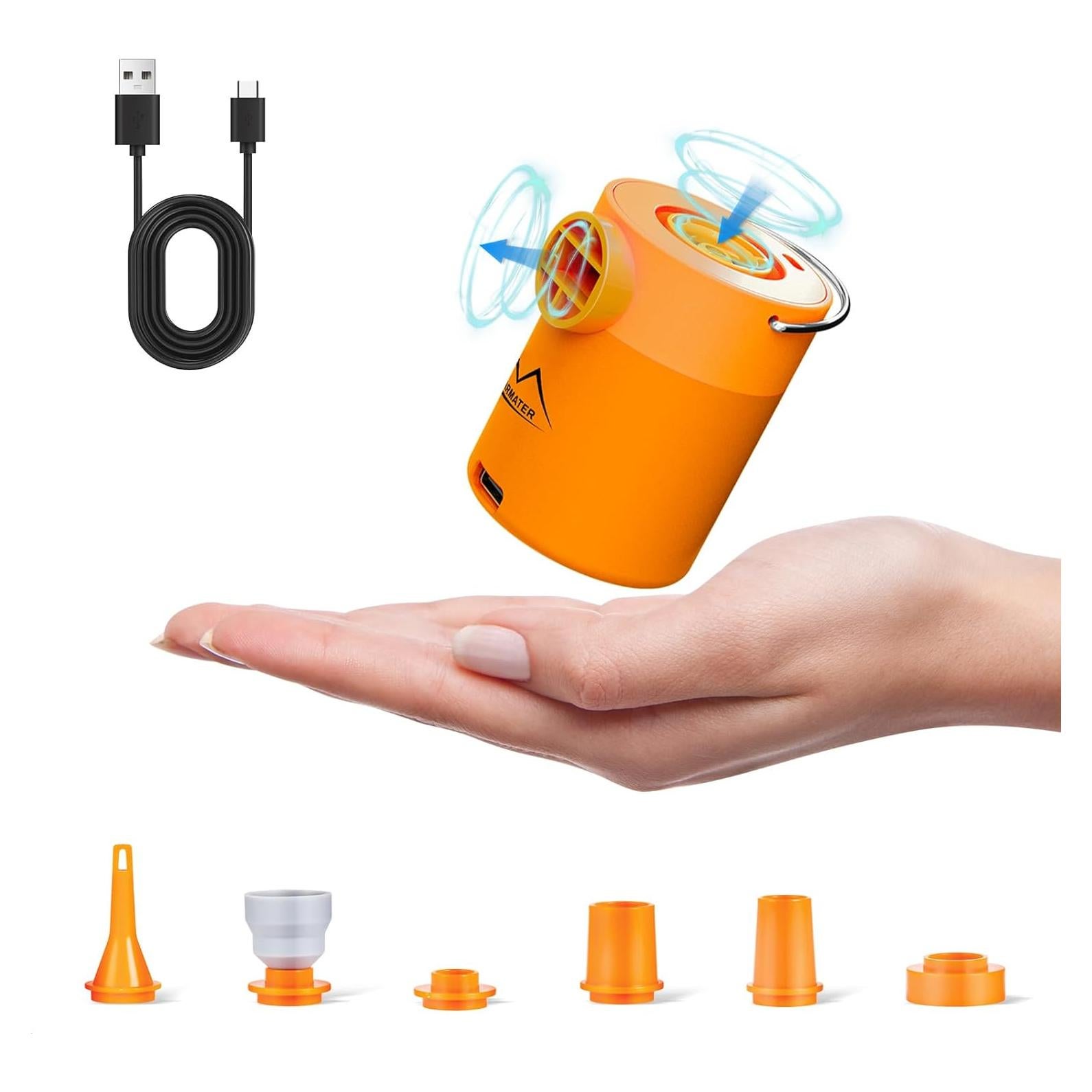 Bomba de Aire Inflable Portátil M KARMATER 119g USB Recargable