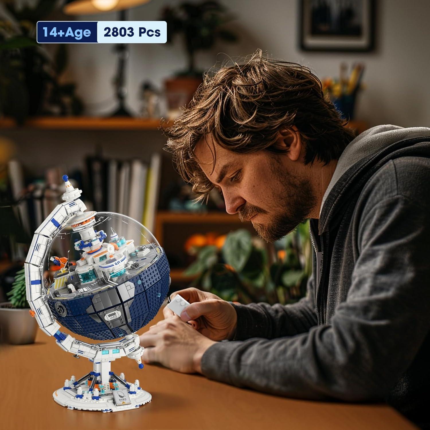 Set de Construcción Globo Estación Espacial NUTCRACKER 2803 Piezas