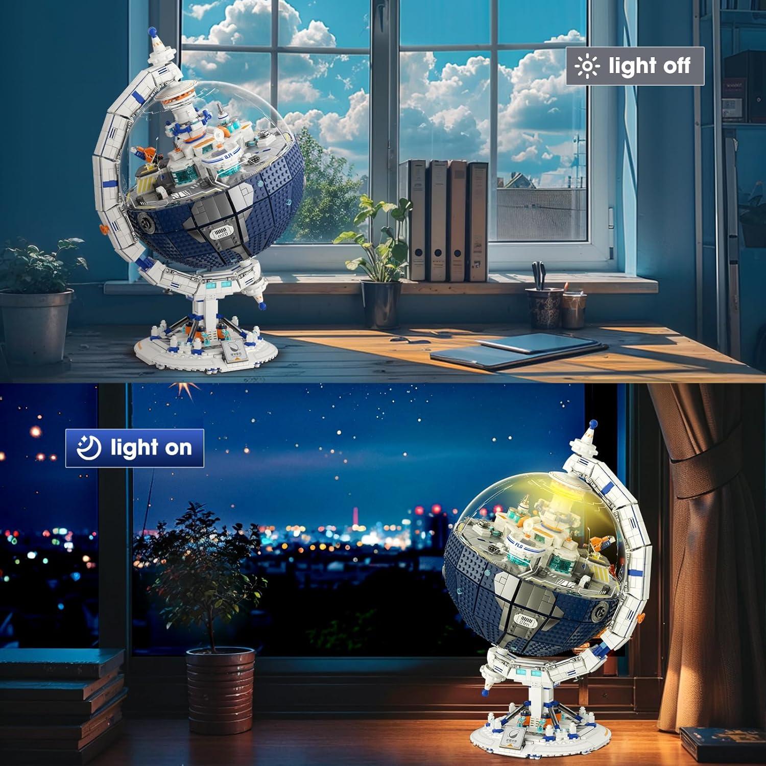 Set de Construcción Globo Estación Espacial NUTCRACKER 2803 Piezas