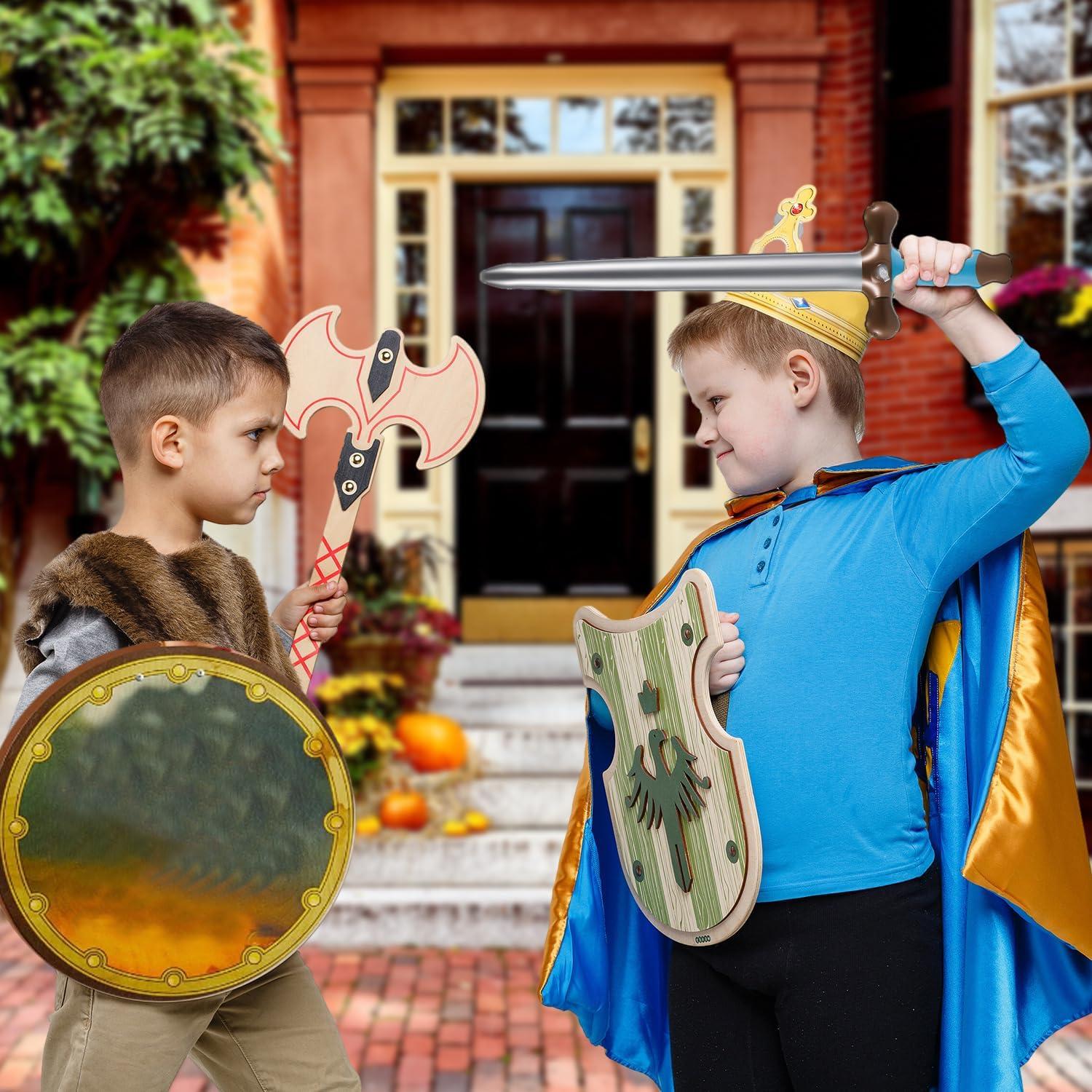 12 Espadas Inflables Pirata NQEUEPN 60x17 cm Reutilizables