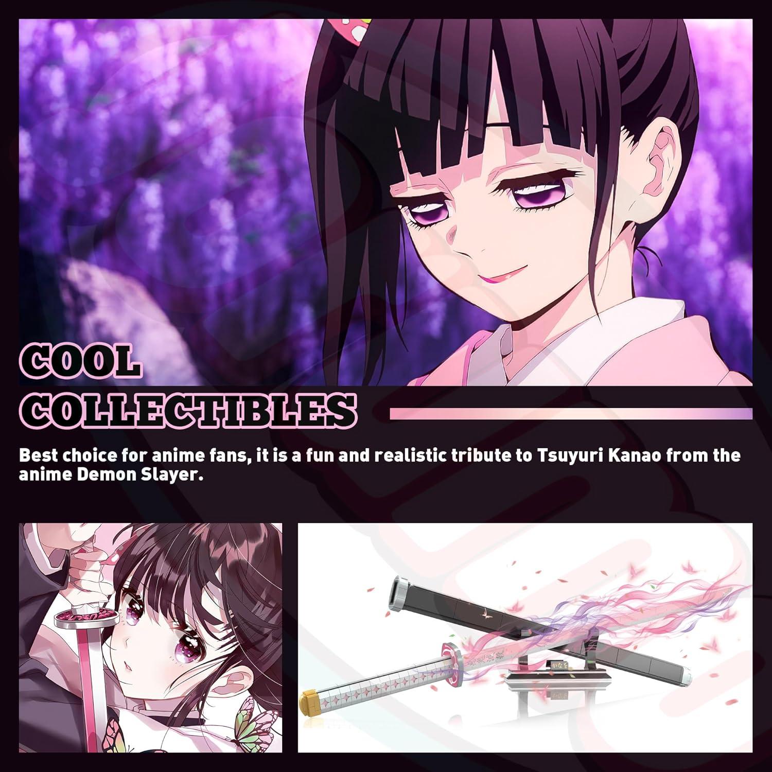 Conjunto Espada Kanao Demon Slayer Jorumo 99 cm 788 Piezas