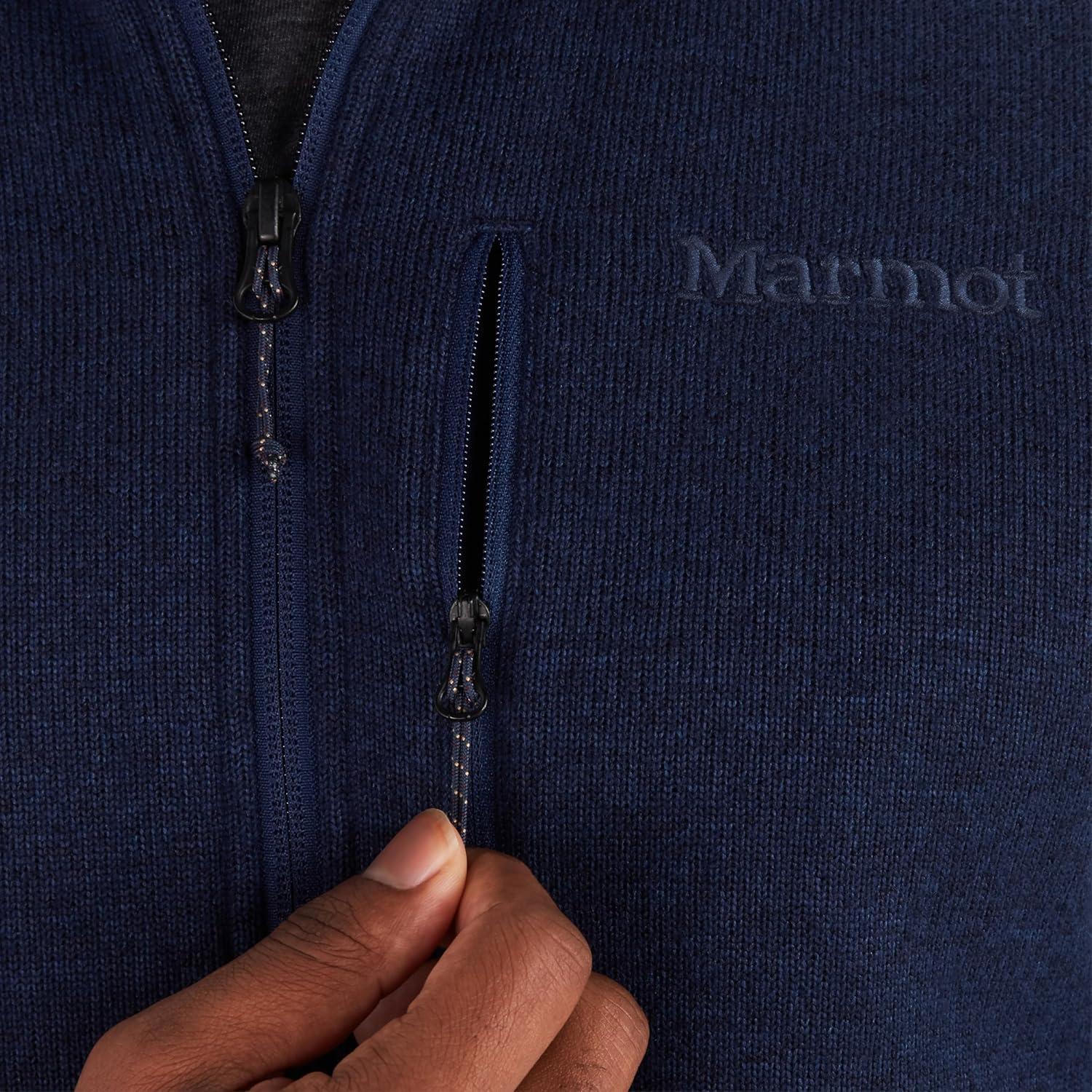 Suéter Polar Hombre Marmot Drop Line 1/2 Zip Navy 2975