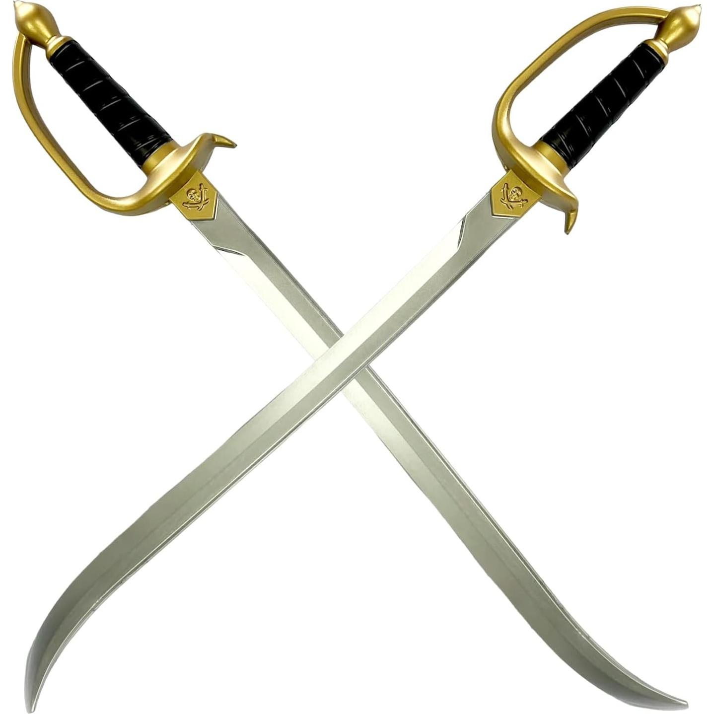 Juego de Espadas Pirata Cutlass de Espuma 76 cm - 2 Unidades