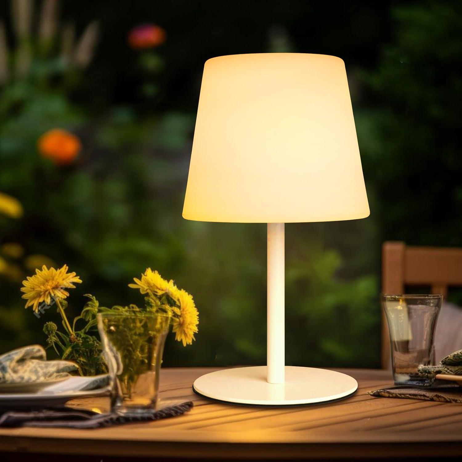 Lámpara de Mesa Inalámbrica Wonder Solar 39.6 cm Recargable