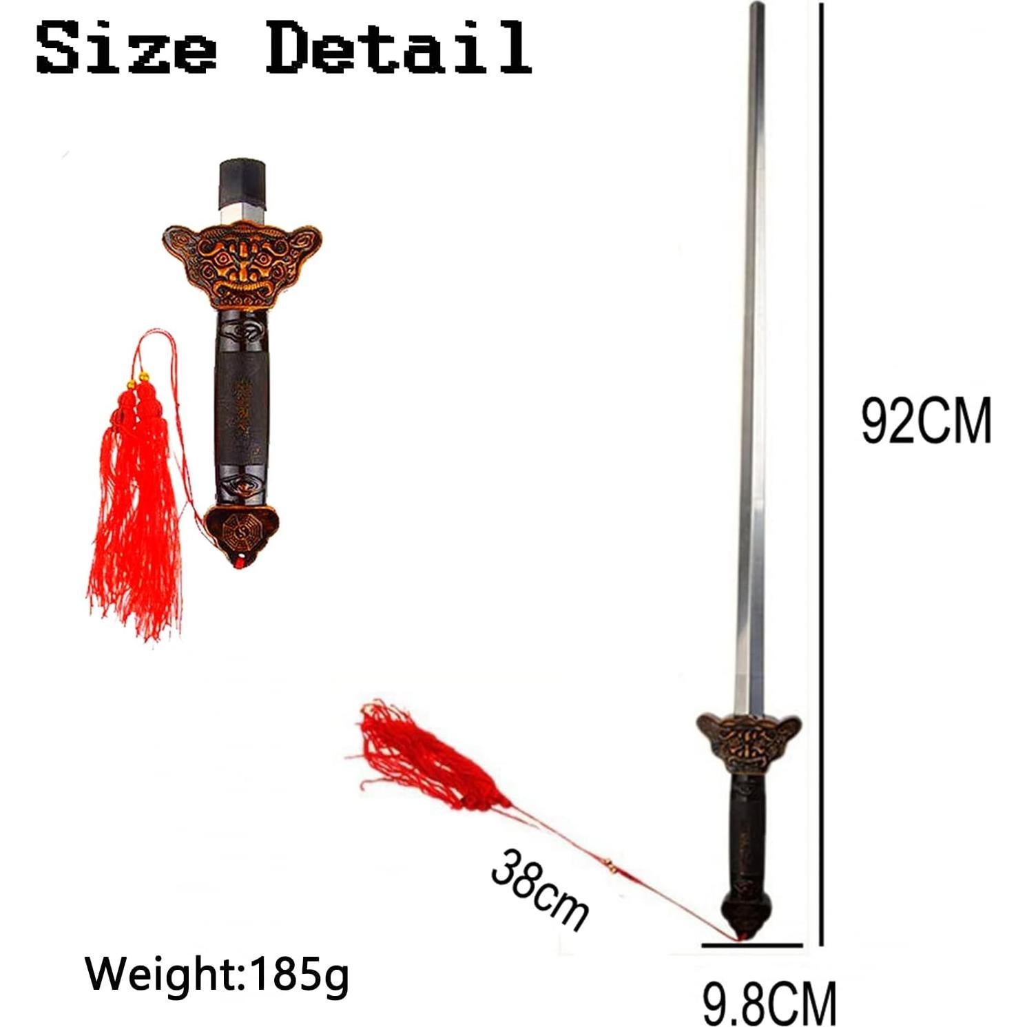 Espada Retráctil Tai Chi Iristide JIAN Acero Inoxidable 92 cm