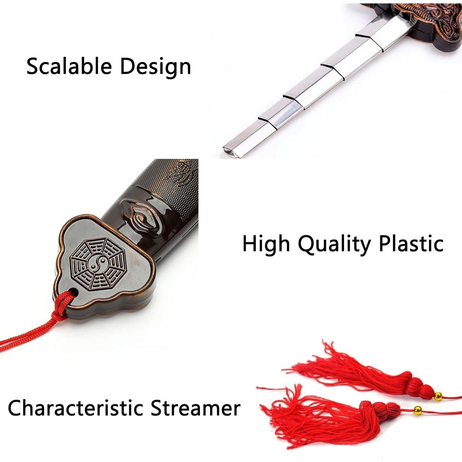 Espada Retráctil Tai Chi Iristide JIAN Acero Inoxidable 92 cm