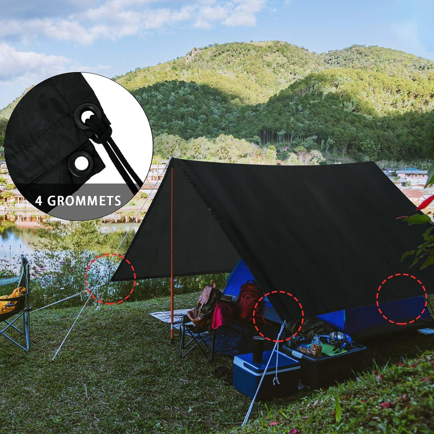 Poncho de Lluvia LOOGU Impermeable Unisex Camo Ligero 340g