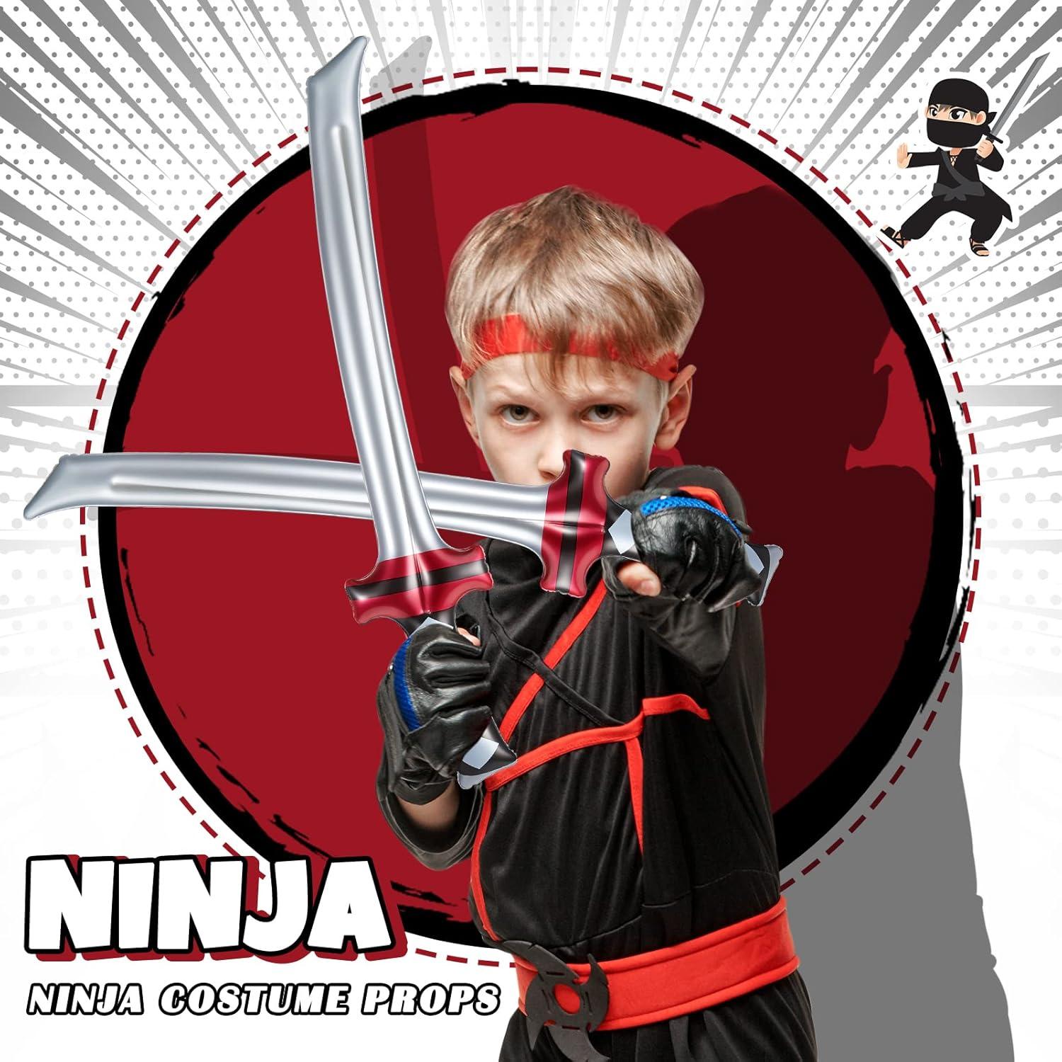Deekin 12 Espadas Ninja Inflables 75 cm Juguete Fiesta
