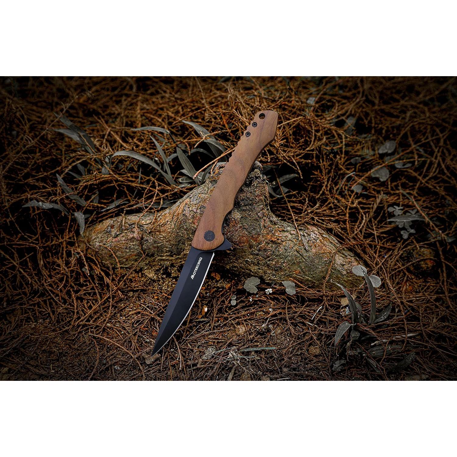 Cuchillo de bolsillo plegable MOTEECRAG 20.5 cm acero inoxidable