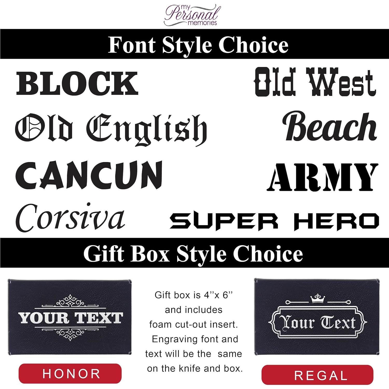 Cuchillo Plegable Personalizado Mis Recuerdos 18.4 cm Acero