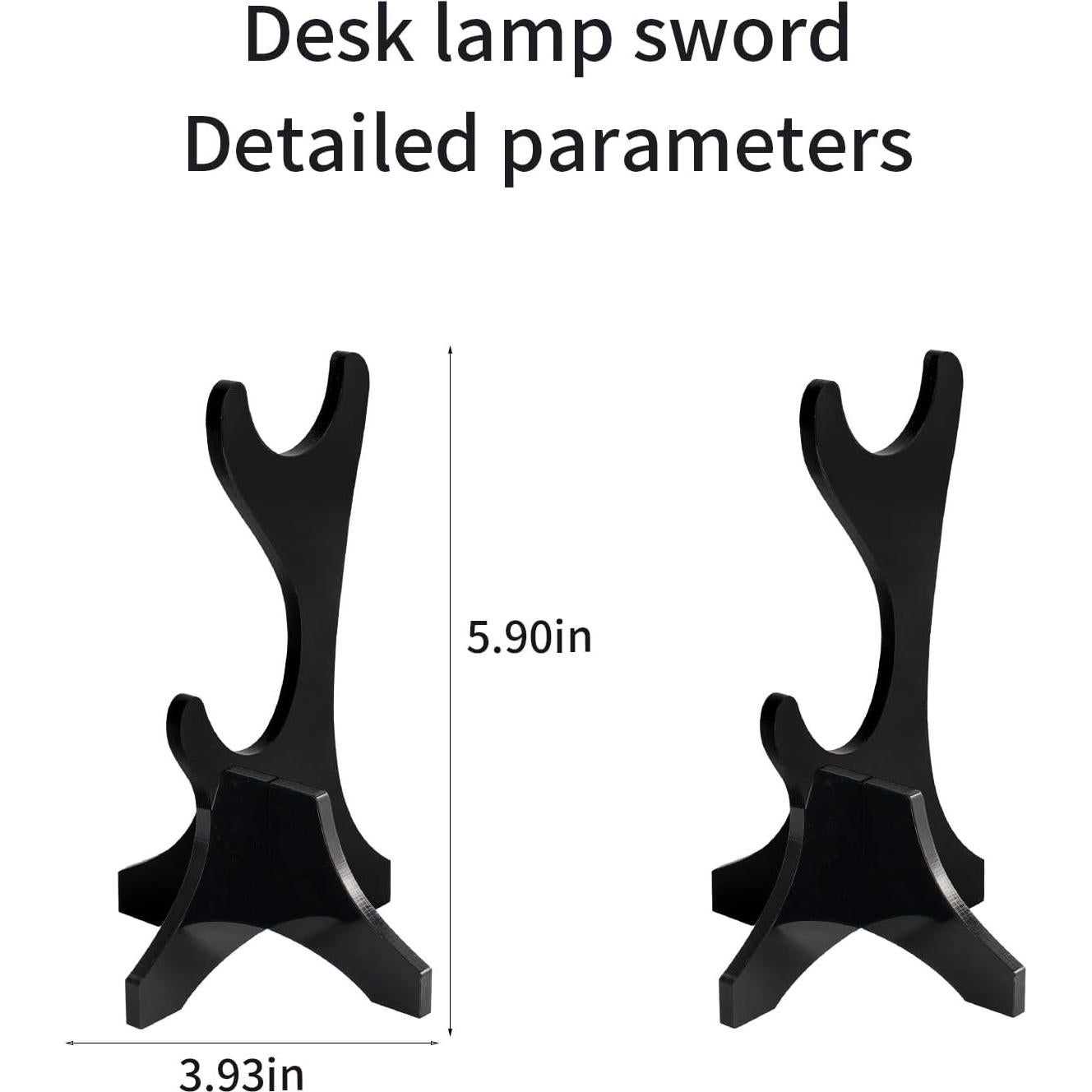 Soporte para sable de luz acrílico negro - 2 sets
