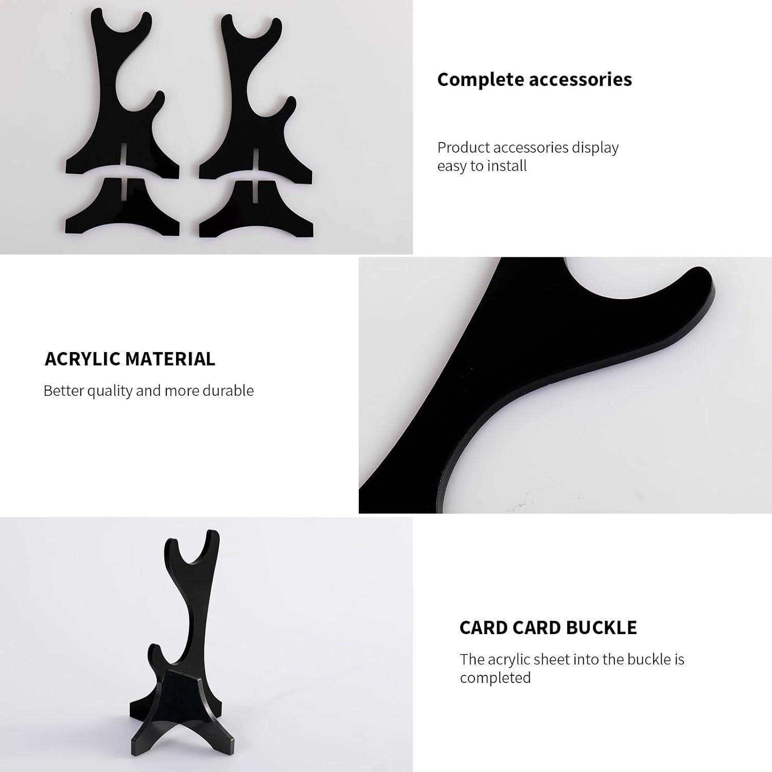 Soporte para sable de luz acrílico negro - 2 sets