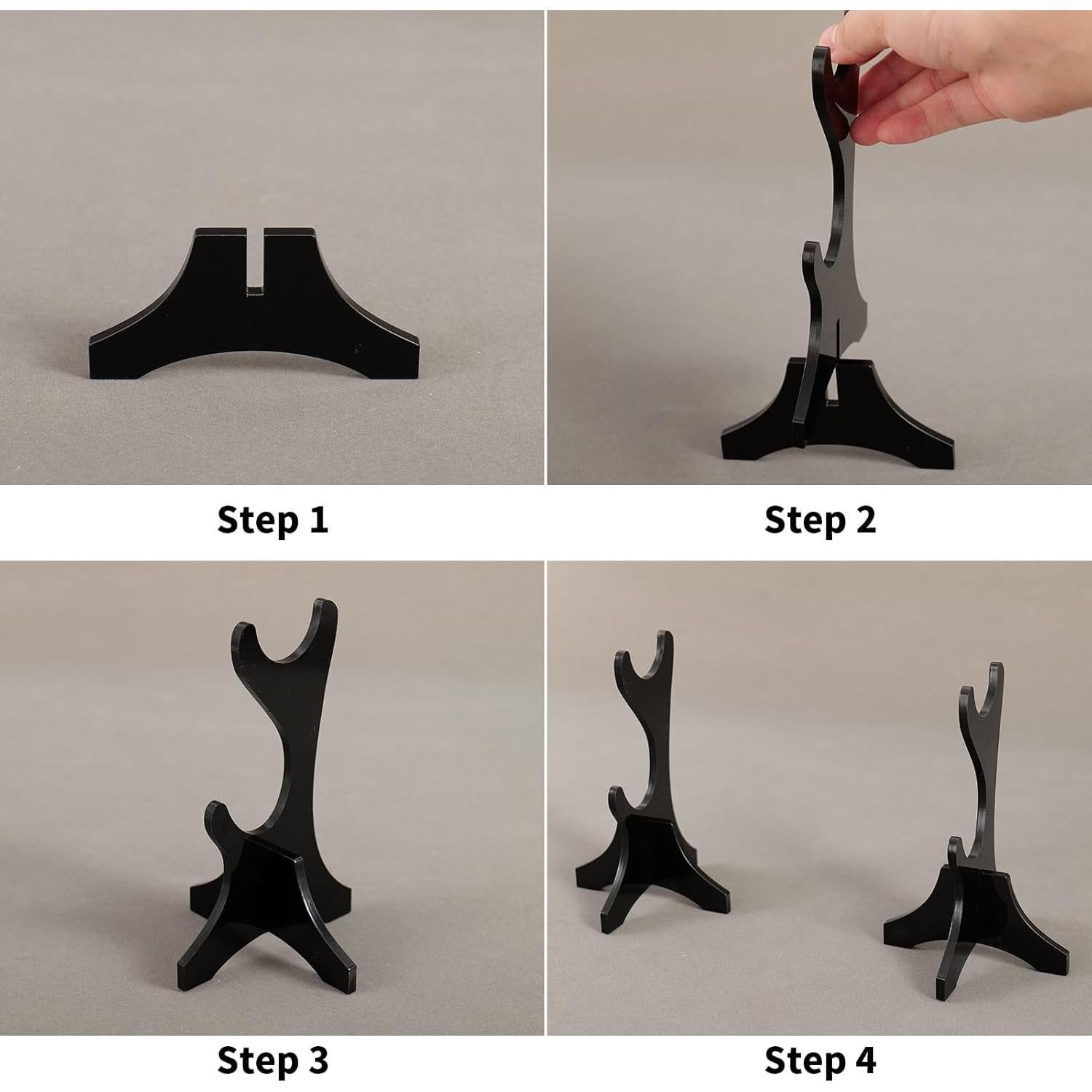 Soporte para sable de luz acrílico negro - 2 sets