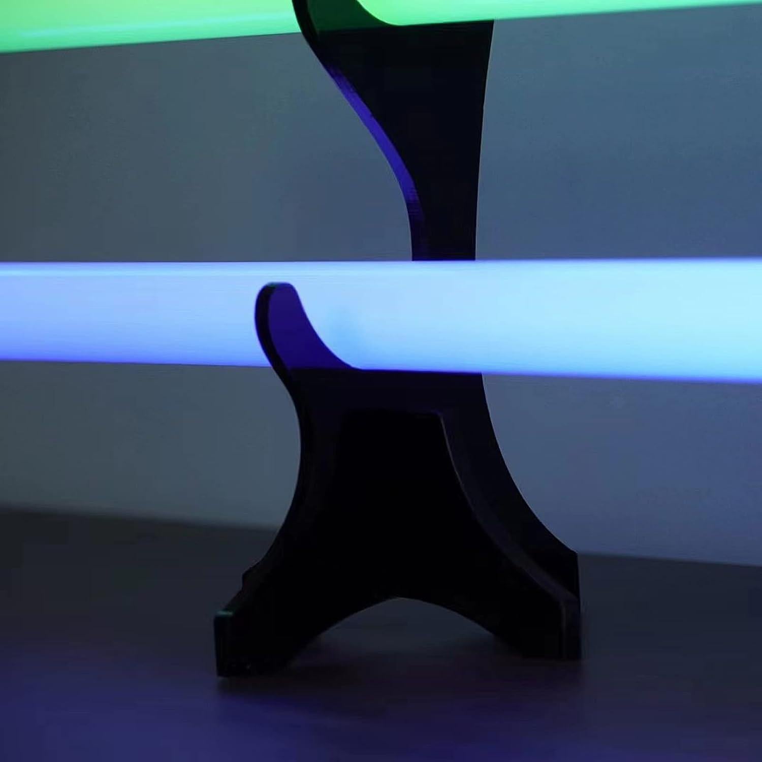 Soporte para sable de luz acrílico negro - 2 sets