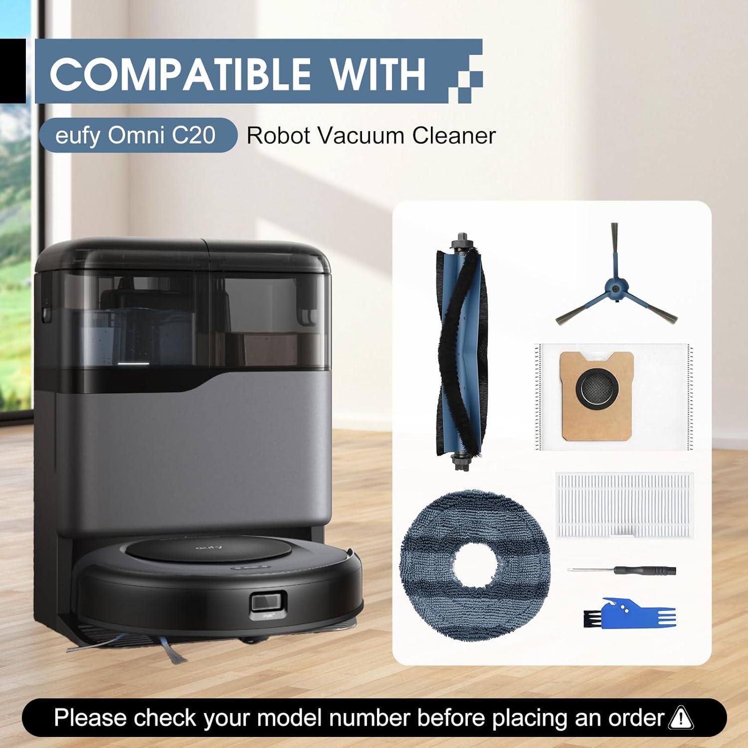 Accesorios de Reemplazo MIXEAL para eufy Omni C20 Robot