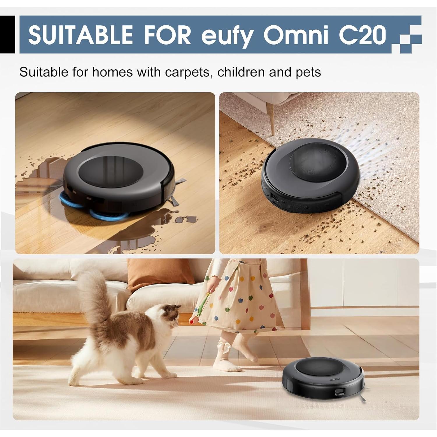 Accesorios de Reemplazo MIXEAL para eufy Omni C20 Robot