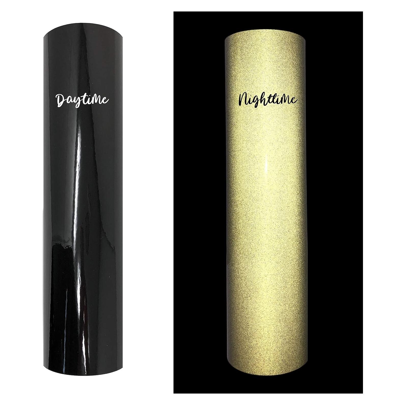 Vinilo Reflectante Negro Adhesivo Turner Moore 30.48x122 cm