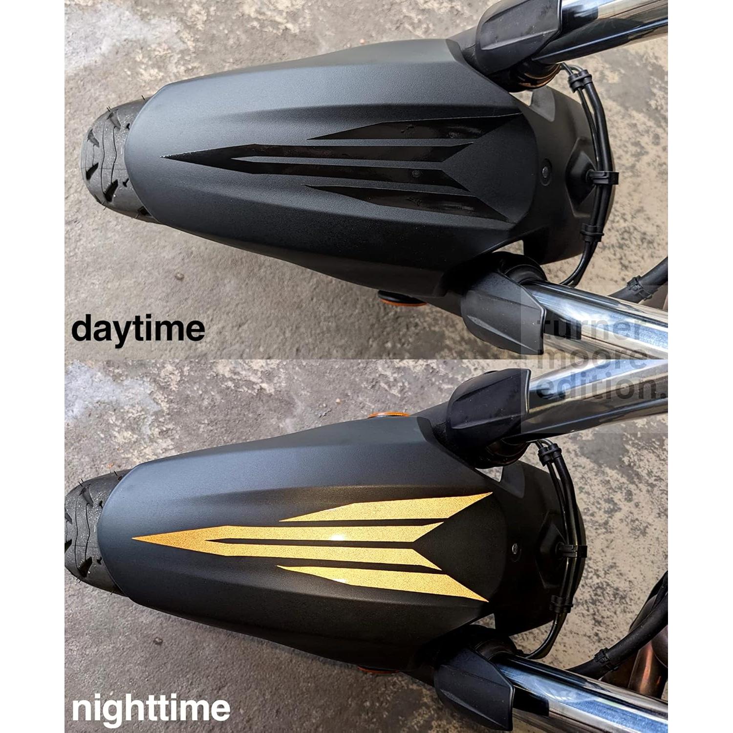 Vinilo Reflectante Negro Adhesivo Turner Moore 30.48x122 cm