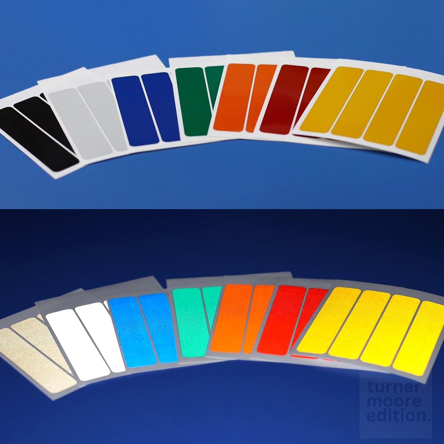 Vinilo Reflectante Negro Adhesivo Turner Moore 30.48x122 cm