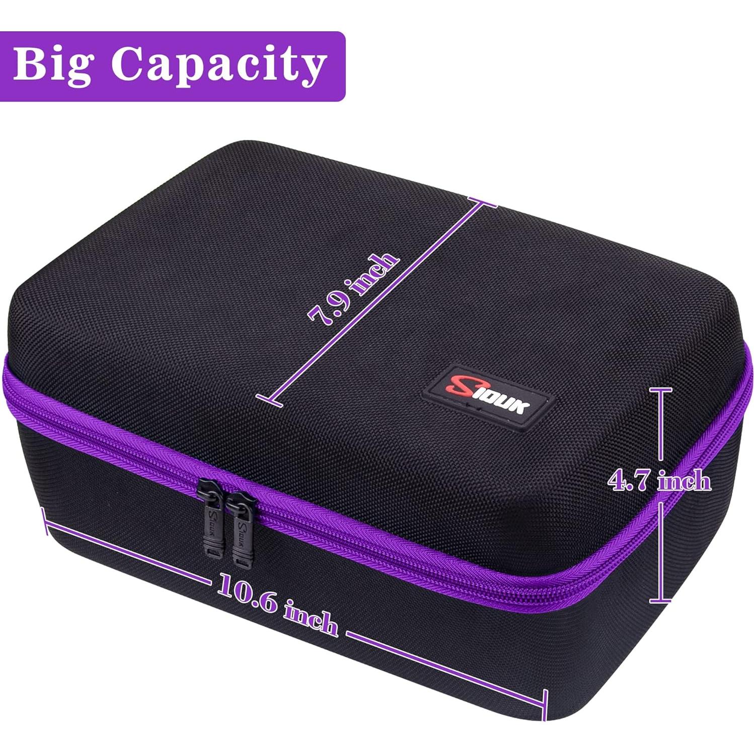 Caja de Almacenamiento de Dados SIQUK Violeta Doble Bandeja
