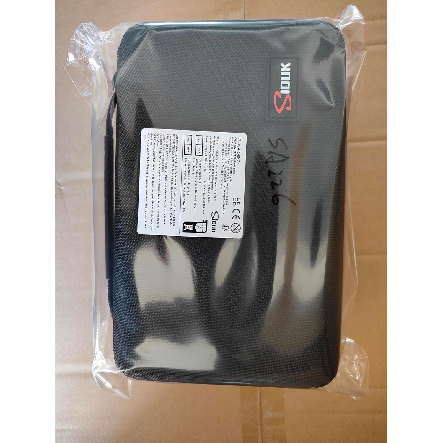 Caja de Almacenamiento de Dados SIQUK Violeta Doble Bandeja