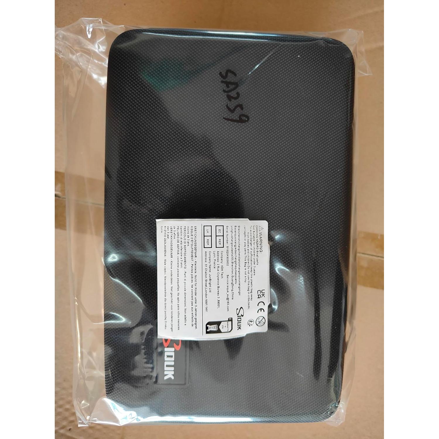 Caja de Almacenamiento de Dados SIQUK Verde Doble Bandeja